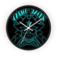 Cargar imagen en el visor de la galería, 16 Wall clock Skull Blue design by Calico Jacks