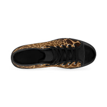 Load image into Gallery viewer, 2 Women's High-top Sneakers Giraffe Print by Calico Jacks