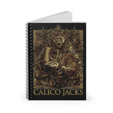 Load image into Gallery viewer, 2 Medusa Note Book Spiral Notebook Ruled Line by Calico Jacks
