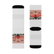 Load image into Gallery viewer, 7 Kamikaze White on Socks by Calico Jacks