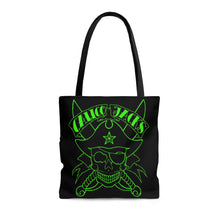Cargar imagen en el visor de la galería, Green Skull Tote Bag