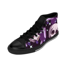 Load image into Gallery viewer, 5 Men's High-top Sneakers Skulls and Amethysts by Calico Jacks