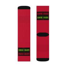 Charger l'image dans la galerie, 10 Game Over Rouge Socks by Calico Jacks