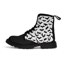 Load image into Gallery viewer, 2 Men's Canvas Boots White Bats by Calico Jacks