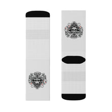Load image into Gallery viewer, 6 Ace of Spades on Socks by Calico Jacks