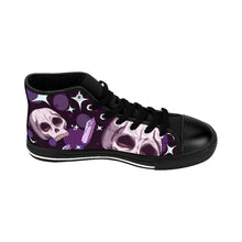 Load image into Gallery viewer, 4 Men's High-top Sneakers Skulls and Amethysts by Calico Jacks