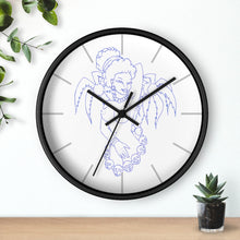 Load image into Gallery viewer, 13 Wall clock Hula Blue design by Calico Jacks
