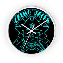 Cargar imagen en el visor de la galería, 8 Wall clock Skull Blue design by Calico Jacks