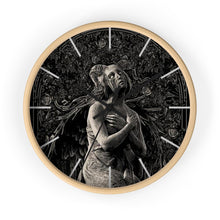 Load image into Gallery viewer, 5 Wall clock Feathers design by Calico Jacks
