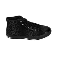 Load image into Gallery viewer, 6 Women's High-top Sneakers Black Leopard by Calico Jacks