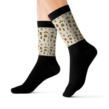 Load image into Gallery viewer, 4 Aztecs on Top of Socks by Calico Jacks