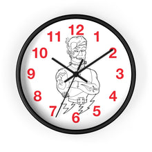 Load image into Gallery viewer, 4 Wall clock Frankie design by Calico Jacks
