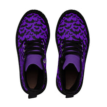 Charger l'image dans la galerie, 6 Women's Canvas Boots Purple Bats by Calico Jacks