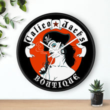Load image into Gallery viewer, 6 Wall clock Pirate Red design by Calico Jacks
