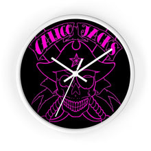 Cargar imagen en el visor de la galería, 9 Wall clock Skull Pink design by Calico Jacks