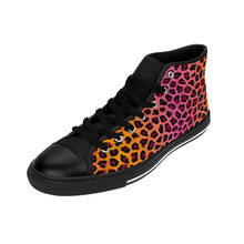 Load image into Gallery viewer, 5 Men's High-top Sneakers Ombre Leopard Print by Calico Jacks