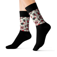 Load image into Gallery viewer, 12 Sugar Skull Tops of Socks by Calico Jacks