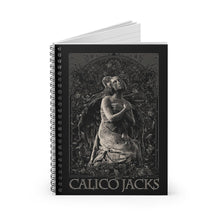 Load image into Gallery viewer, 2 Fallen Angel Note Book - Spiral Notebook - Ruled Line by Calico Jacks
