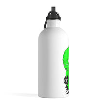 Load image into Gallery viewer, 4 Stainless Steel Water Bottle Green Lady Frankenstein design by Calico Jacks