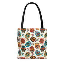 Load image into Gallery viewer, Sugar Skulls Tote Bag