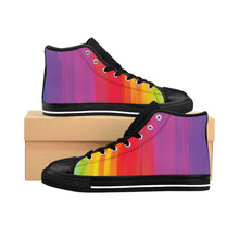 Load image into Gallery viewer, 1 Women's High-top Sneakers Rainbow Connection by Calico Jacks