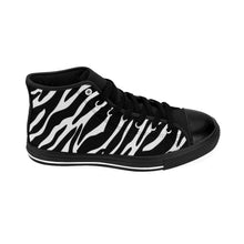 Load image into Gallery viewer, Women's High-top Sneakers Zebra Print by Calico Jacks