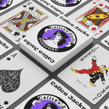 Load image into Gallery viewer, Calico Jacks Poker Cards Purple Logo