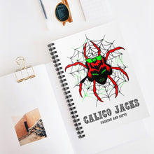 Lade das Bild in den Galerie-Viewer, 5 Red Spider Note Book - Spiral Notebook - Ruled Line by Calico Jacks