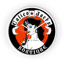 Load image into Gallery viewer, 12 Wall clock Pirate Red design by Calico Jacks