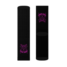 Load image into Gallery viewer, 11 Purple Skulls on Socks by Calico Jacks