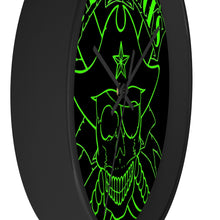 Cargar imagen en el visor de la galería, 8 Wall clock Skull Green design by Calico Jacks