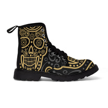 Load image into Gallery viewer, 4 Men's Canvas Boots Ace Skull by Calico Jacks