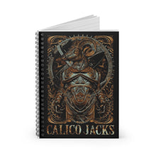 Cargar imagen en el visor de la galería, 2 Minotaur Note Book Spiral Notebook Ruled Line by Calico Jacks