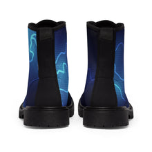 Load image into Gallery viewer, 7 Men's Canvas Boots Lightning Strikes by Calico Jacks