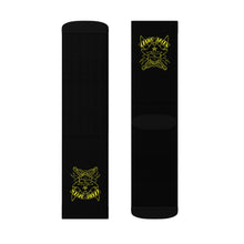 Load image into Gallery viewer, 1 Yellow Skulls on Socks by Calico Jacks