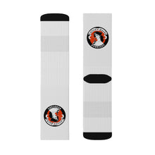 Load image into Gallery viewer, 11 Red Pirate Girl on Socks by Calico Jacks