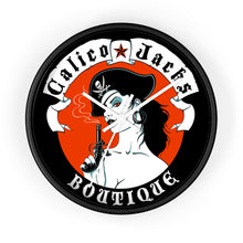 Load image into Gallery viewer, 5 Wall clock Pirate Red design by Calico Jacks