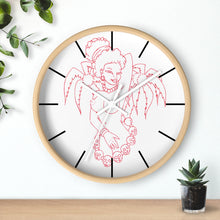 Cargar imagen en el visor de la galería, 1 Wall clock Hula Red design by Calico Jacks