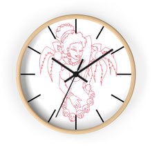 Cargar imagen en el visor de la galería, 17 Wall clock Hula Red design by Calico Jacks