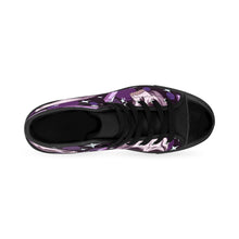 Load image into Gallery viewer, 2 Men's High-top Sneakers Skulls and Amethysts by Calico Jacks