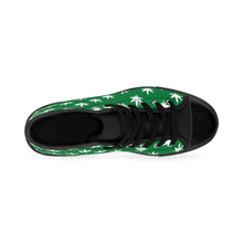 Load image into Gallery viewer, 2 Women's High-top Sneakers Green Leaf by Calico Jacks