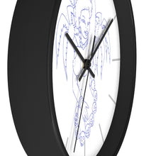 Load image into Gallery viewer, 14 Wall clock Hula Blue design by Calico Jacks

