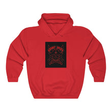 Charger l'image dans la galerie, Unisex Hooded Top Red Skull