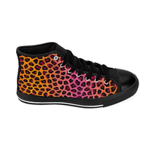 Load image into Gallery viewer, 6 Men's High-top Sneakers Ombre Leopard Print by Calico Jacks
