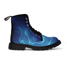 Charger l'image dans la galerie, Women's Canvas Boots Lightning Strikes by Calico Jacks