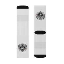 Load image into Gallery viewer, 11 Ace of Spades on Socks by Calico Jacks