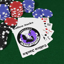 Load image into Gallery viewer, Calico Jacks Poker Cards Purple Logo