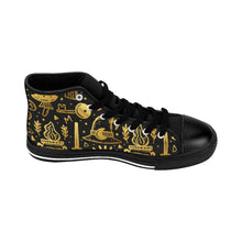 Load image into Gallery viewer, 4 Women's High-top Sneakers Golden Magic by Calico Jacks