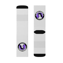Cargar imagen en el visor de la galería, 11 Purple Pirate Girl on Socks by Calico Jacks