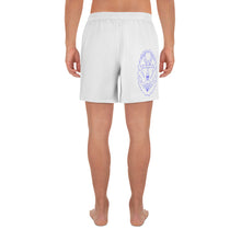 Cargar imagen en el visor de la galería, 4 Men's Athletic Long Shorts Anchor White design by Calico Jacks